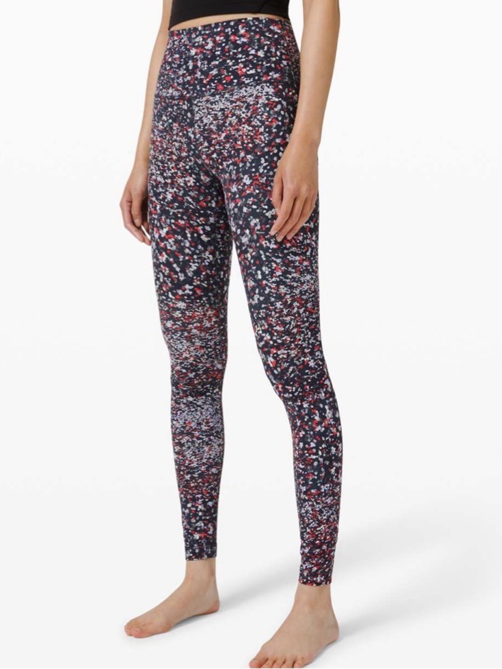 Lululemon Align Pant 28" Water Blossom Multi size 6